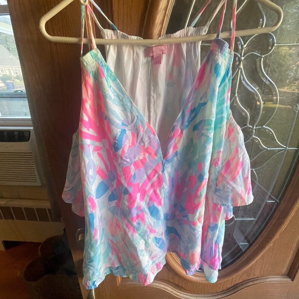 Lilly Pulitzer Bellamie Top Size Large